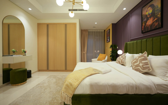 Апартаменты Exclusive Paramount 2BR - Skyline & Game Nights