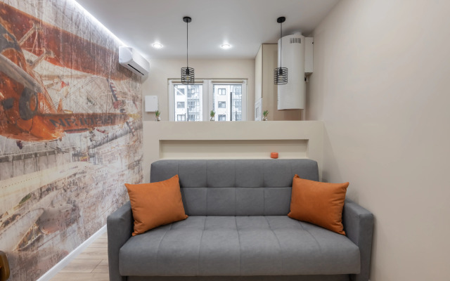 Квартира яркая стильная умная