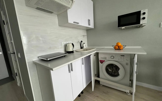 Квартира Стильная Cтудия с Видом на Золотой Мост