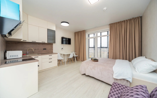 Uyutnaya Studiya V Novom Dome U Zhd Vokzala Apartments