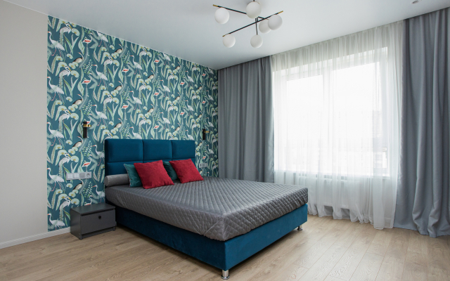 S vidom na ozero Flat