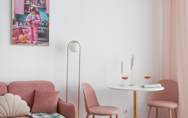 Квартира 50 Оттенков Розового