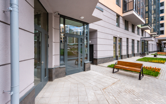 Апартаменты GLOBALSTAY Просторная 1-комнатная Квартира в Новом Доме Бизнес Класса ЖК Палацио на ВО в центре СПБ