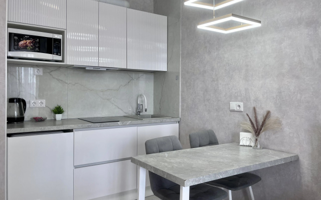 Квартира Стильная Квартира-студия с Кондиционером Возле Аэропорта