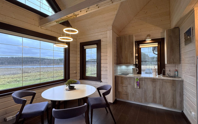 Частный дом 4 с Видом на Озеро Киркколампи и Собственной Сауной