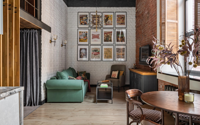 Квартира Moscow Deluxe Apartments Royal Tea Loft