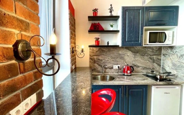 Квартира Стильная двухуровневая студия в 7 минутах от метро Селигерская