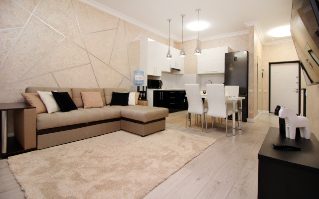 Dvukhkomnatnye S Dizaynerskim Remontom V Zhk Shakhristan Apartments