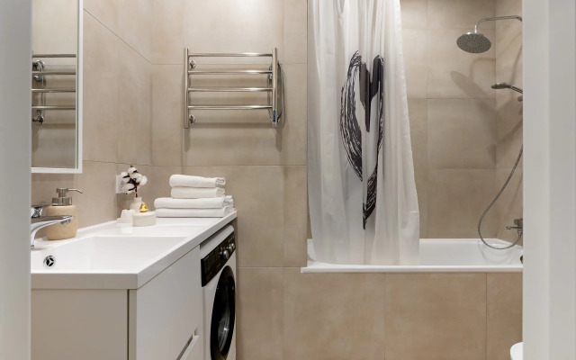 Апартаменты Двухкомнатные стильные у КВЦ Экспофорум ВГостиВПитер