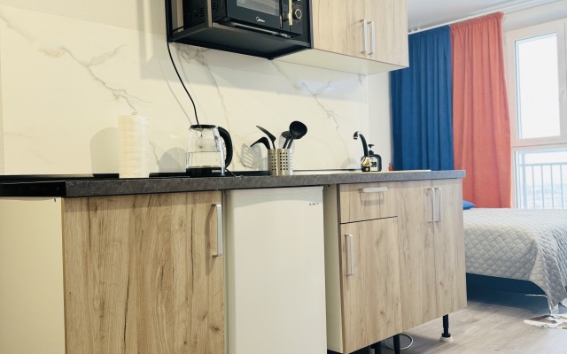 Studiya S Kaminom Na Leventsovke Flat