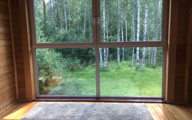 Дом с баней и камином