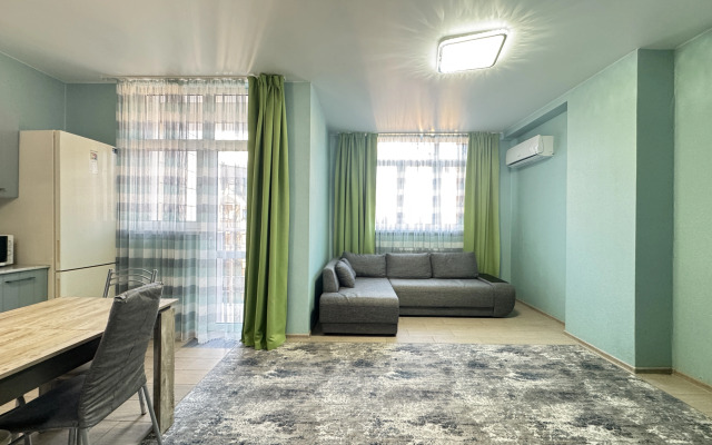 Zhk "poseydon" 836. Mamayka. Dvukhkomnatnaya S Balkonom (Trustcontrol) Flat