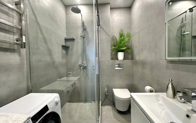 S Otdelnoy Spalney LS-Soft Blue S vidom na more i gory Apartments