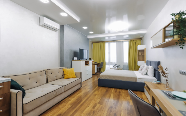 Lalapart Aspen Wood Chetryrekhmestnaya Studiya u Metro Dmitrovskaya Apartments