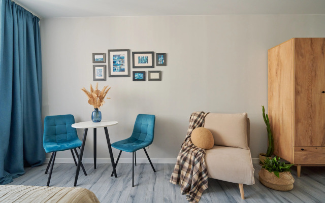 Квартира Студия синяя