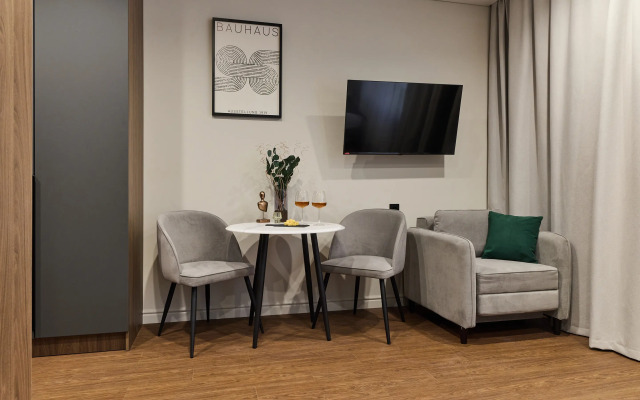 Апартаменты С.Утками у Невского проспекта | Современная студия Бонд в апарт-отеле VIDI