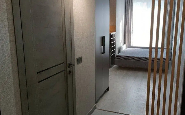 Kvartira Studia na sutki Minsk Mir Sovremennaa tehnika Beskontaktnyj zaezd Balkon Wi-Fi Parkovka