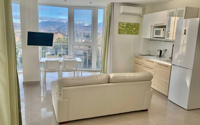 Panoramic studio Mountain view. Sunrayhome Apartments