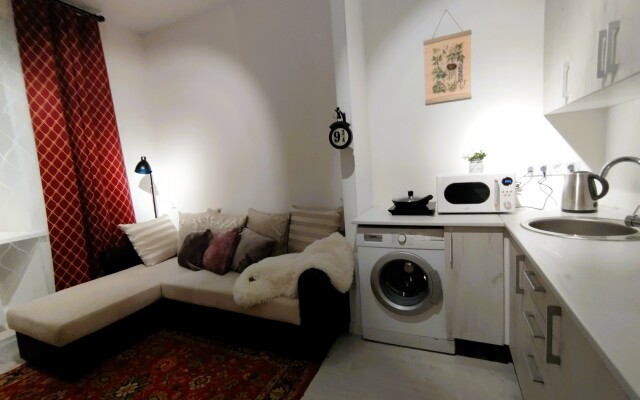Studiya Garry Potter s divanom na rizhskoy Apartment
