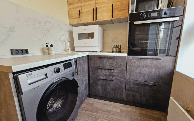 Uyutnaya s Ogromnoy Krovatyyu Flat