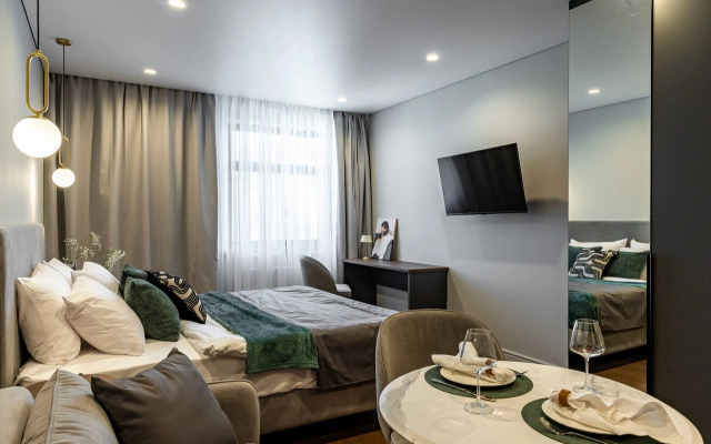 Квартира Просторная Студия с Видом на Неву