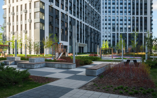 Апартаменты двухкомнатные Sunset Flatport рядом с Москва-Сити