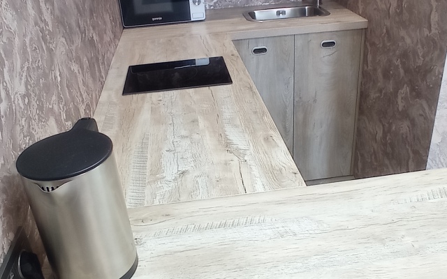 Квартира с красивой круглой подсветкой