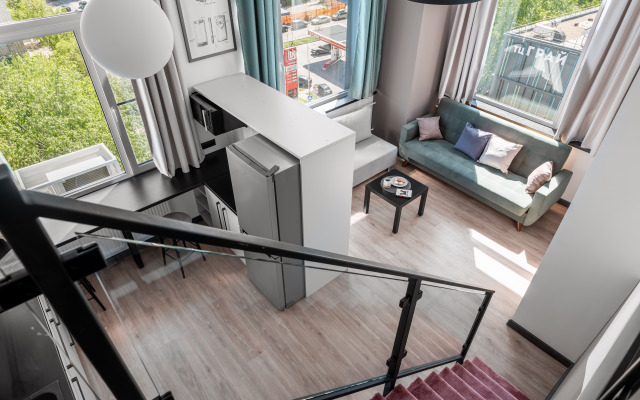 Kak doma Dizaynerskiy Loft U Metro Nagornaya Apartments