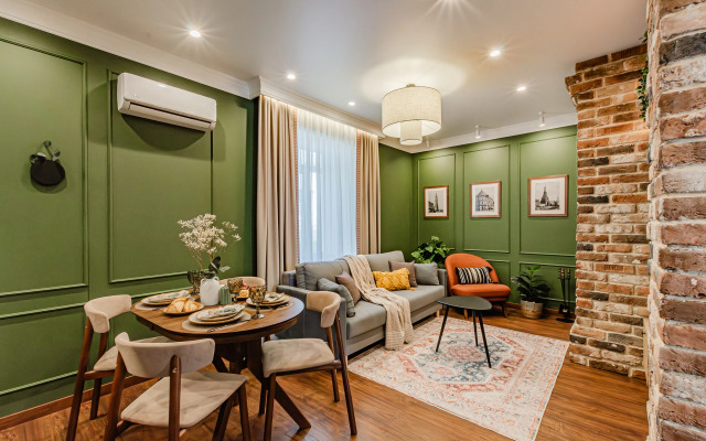 Квартира Атмосферная в центре города с двумя спальнями