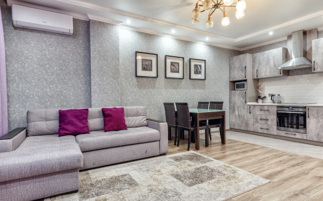 Апартаменты 42 Самый центр, вид на горы