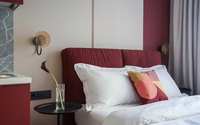 Апартаменты Pavlov Бордовая