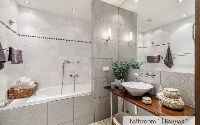 Апартаменты Minin Apartments Богемная Двухуровневая Мансарда 150 кв.м