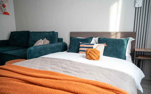 Апартаменты Likehome Orange Вблизи Парка Галицкого