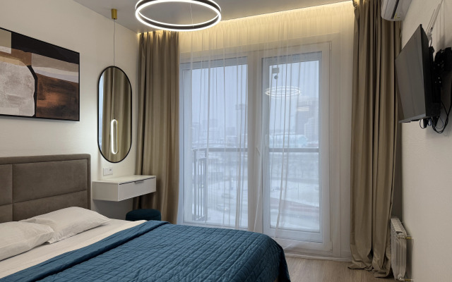 Апартаменты Студия с Панорамными Окнами на 7 Этаже