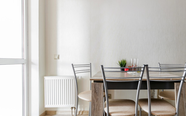 Апартаменты в спокойных тонах ЖК Большой Lounge балкон удобный матрас