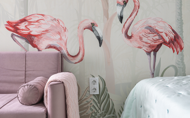 Квартира дизайнерская Ютно Фламинго в Зеленогорске