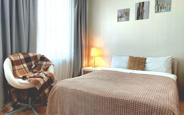 Квартира Евродвушка с Видом на Ск Арена