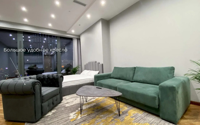 Апартаменты Москва Сити уютная Grand Studio с незабываемым видом