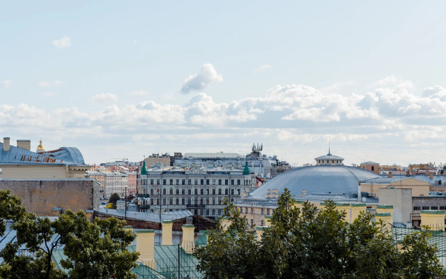 Квартира Студия с Великолепным Видом на Михайловский Замок и Парковкой
