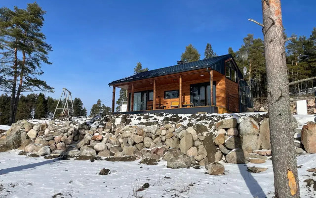 Частный дом Домики Ихоярви на озере (дом 3)