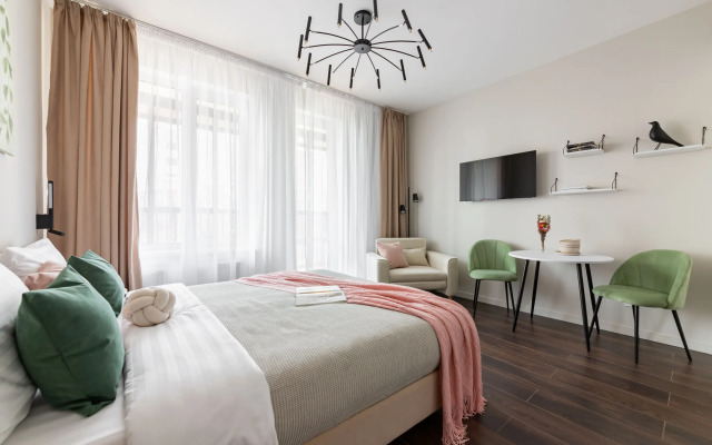 Квартира Kvartirika Видовая студия Summer рядом с центром города