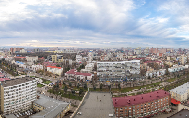 Апартаменты 24 Этаж Панорама Города и Гор  ЖК Большой, Самый Центр Бесконтактное Заселение 24/7 by Depart Apart