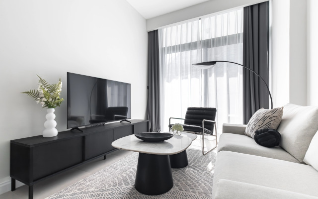 Апартаменты Luxury 2-Bedroom at Al Jaddaf Waterfront