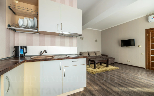 Oplot - Vidovye s odnoj spal'nej i balkonom 4 Apartments