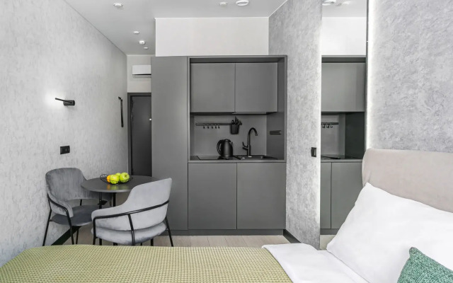 Апартаменты в ЖК Park Side в Монохромном Стиле 7