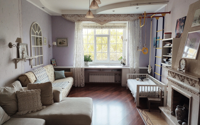 Квартира с камином в пяти минутах от центра
