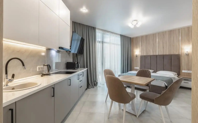Квартира Студия от УК Family Pride Apartments 2 этаж кв. 12 - фото 2