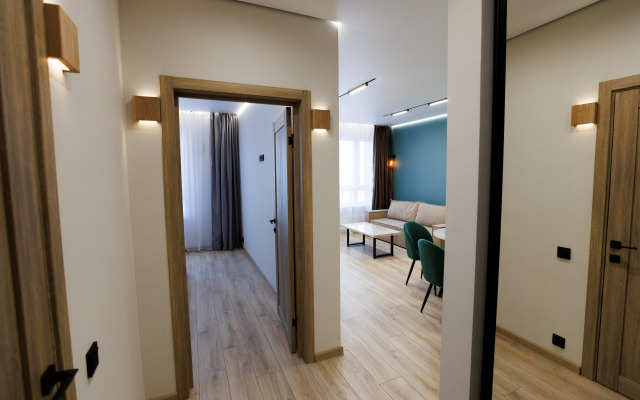 Апартаменты 2-к апартаменты с видом на Иркут