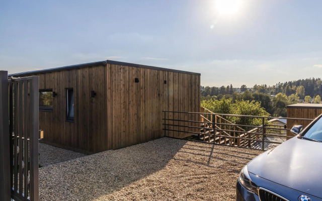 Частный Дом с Видом на Закат и Панорамной Баней