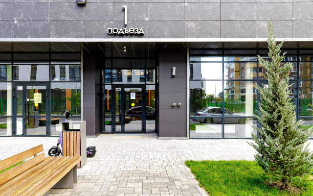 Апартаменты VIP студия с роскошной ванной у панорамного окна